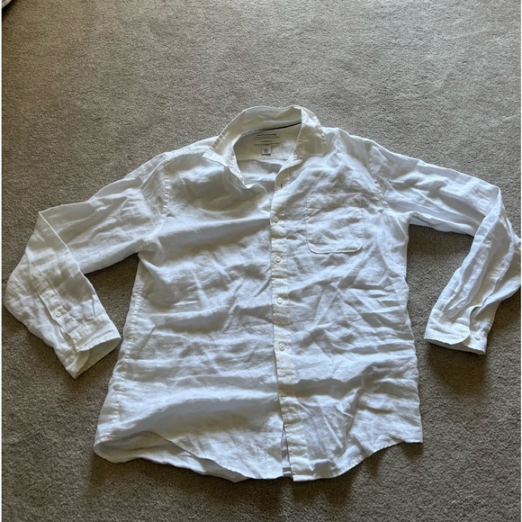 Amazon Essentials Linen Button down oxford shirt. - Picture 2 of 3